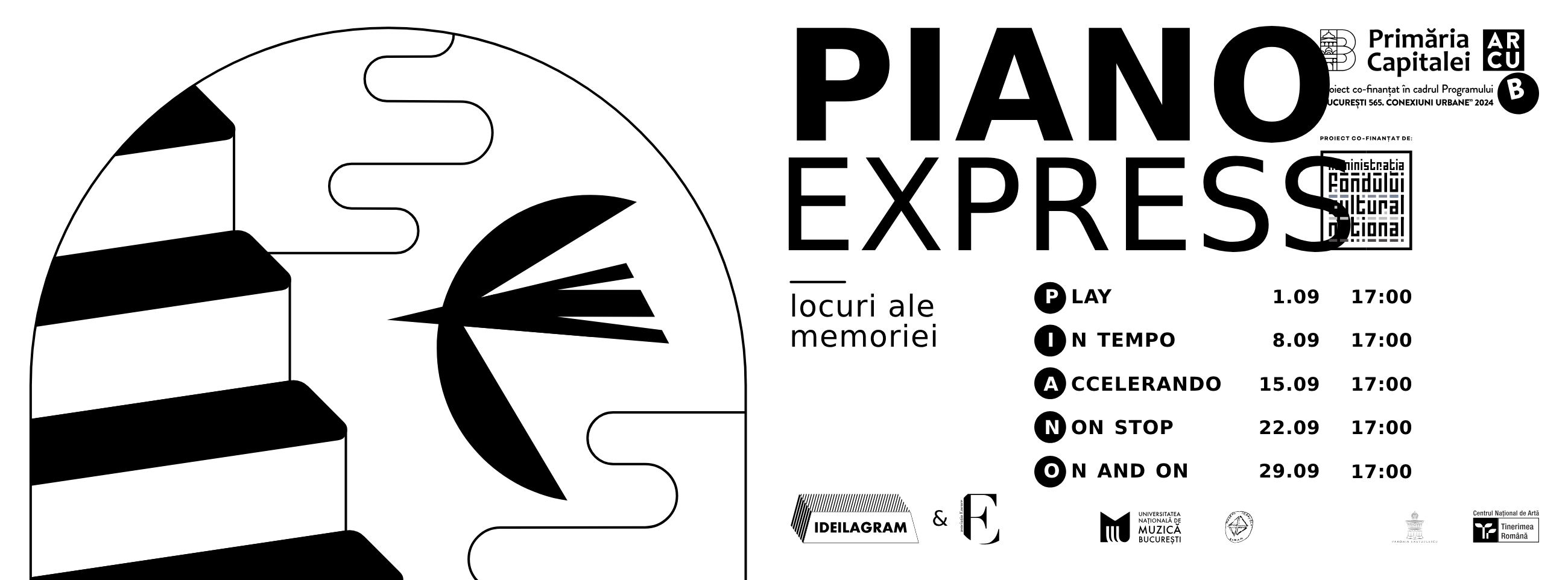 Piano Express Locuri ale Memoriei 2024