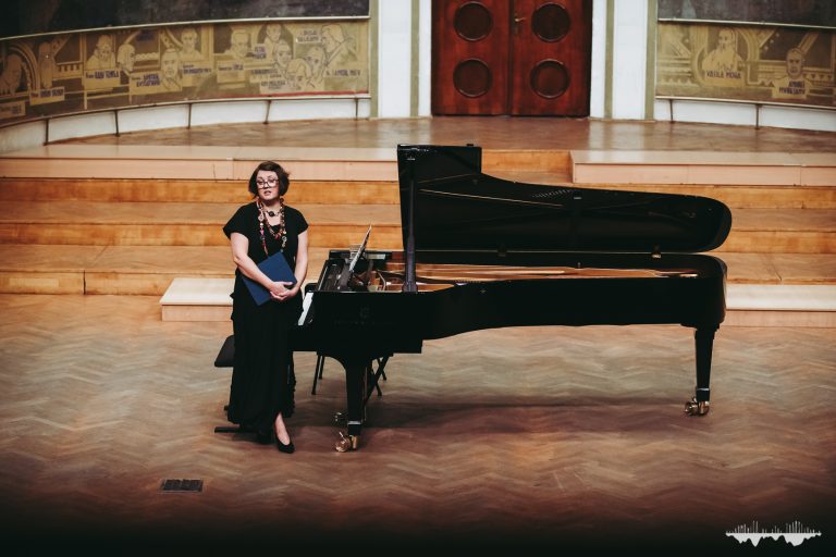 Pianist în cadrul evenimentului Encore 2023.