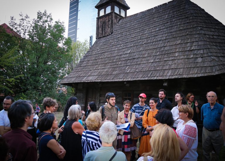 Scenă din concertul Piano Express Locuri ale memoriei 2024.